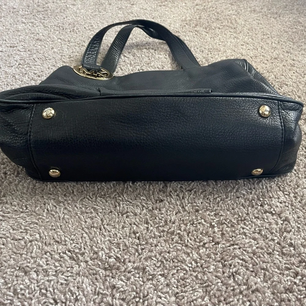 Michael Kors Black Leather Purse - Picture 3 of 6